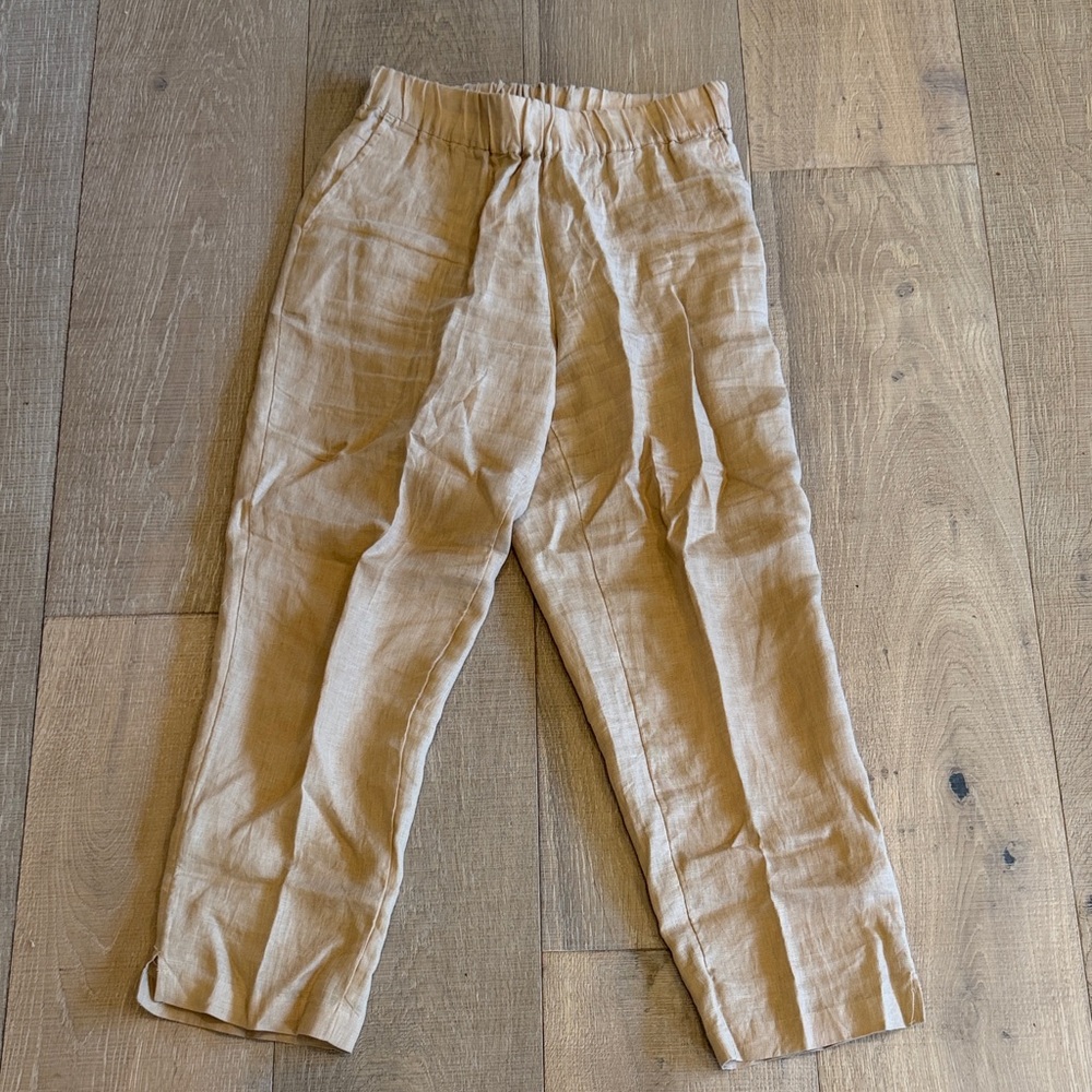 Chic Tan Wide Leg Pants